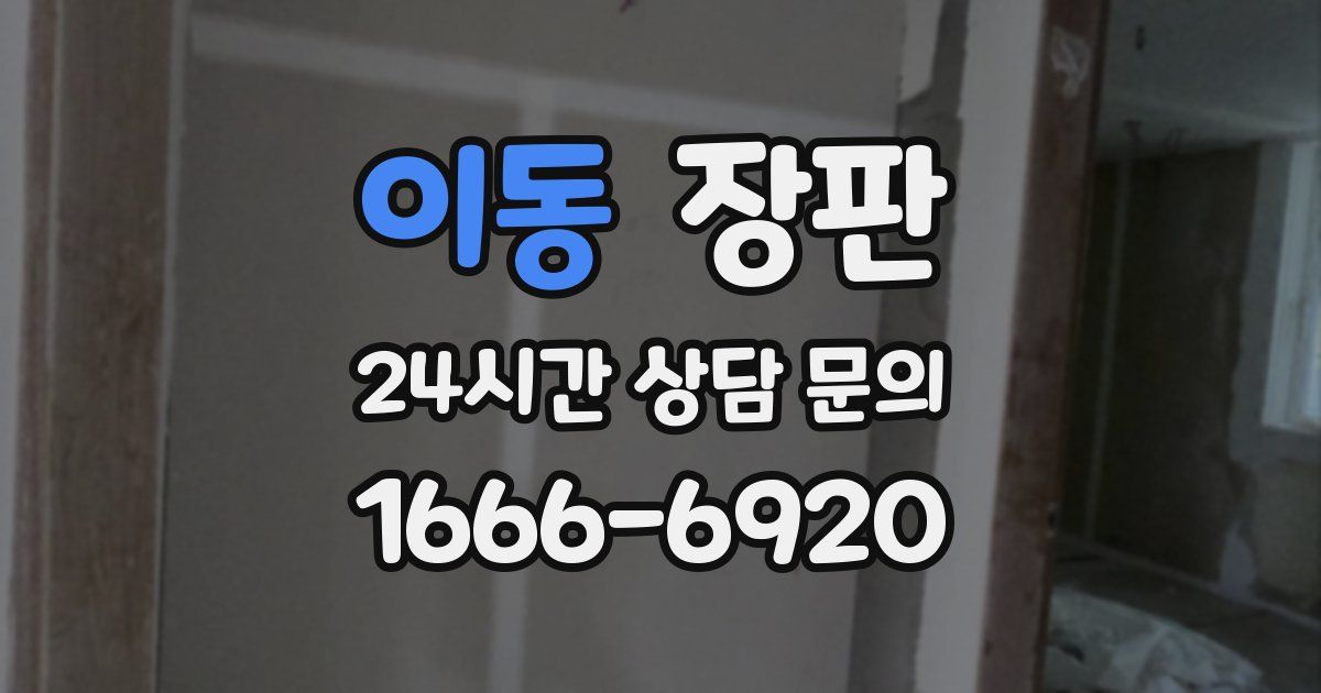이동 장판