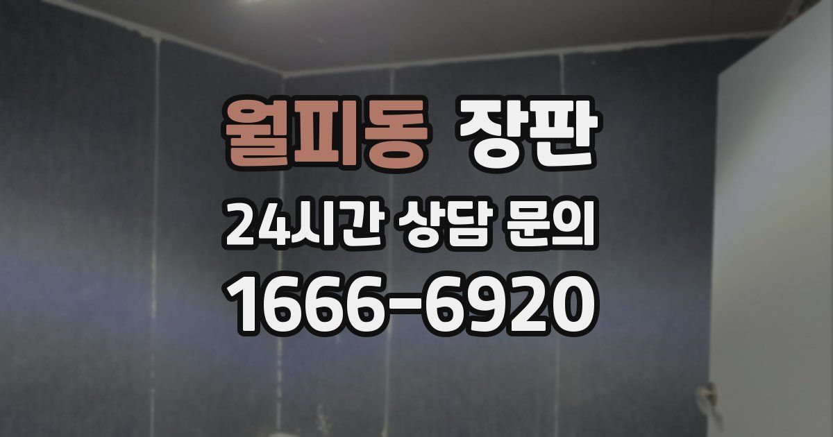 월피동 장판