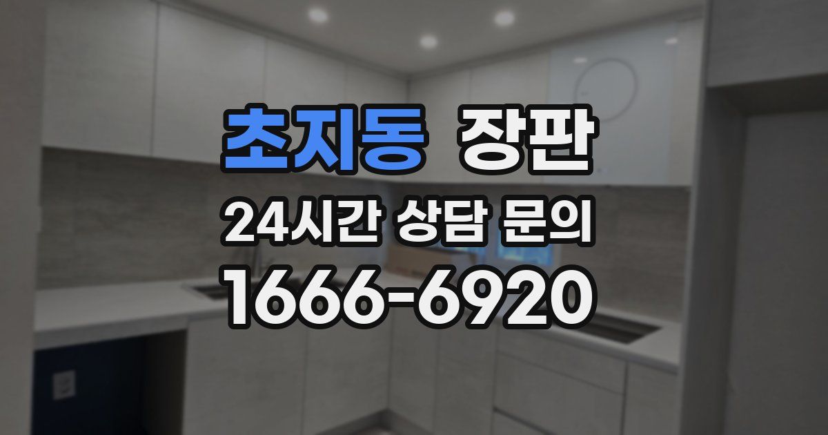 초지동 장판