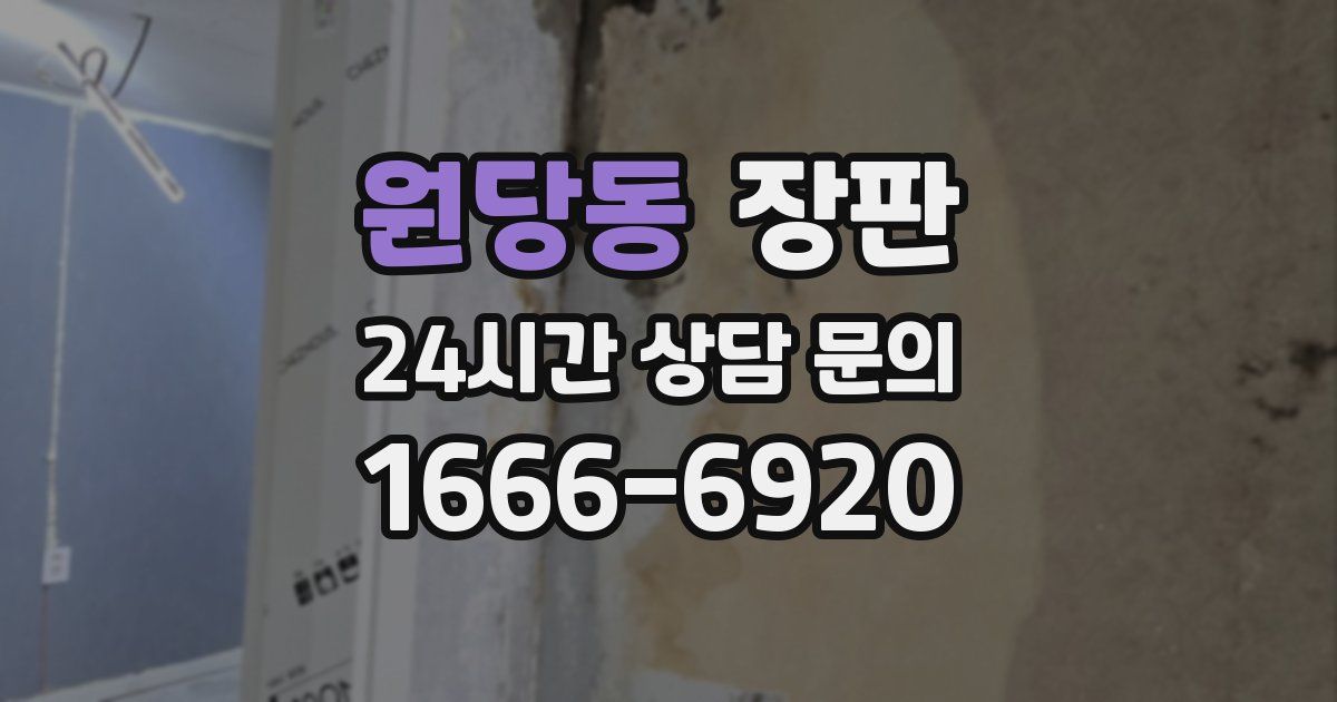 원당동 장판