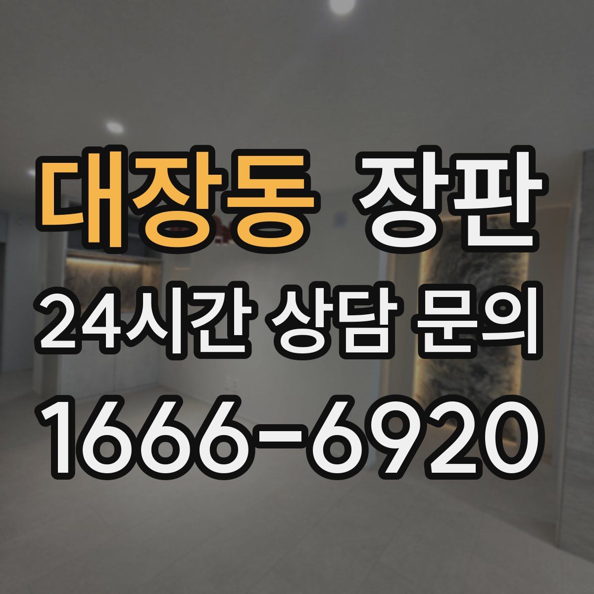 대장동 장판