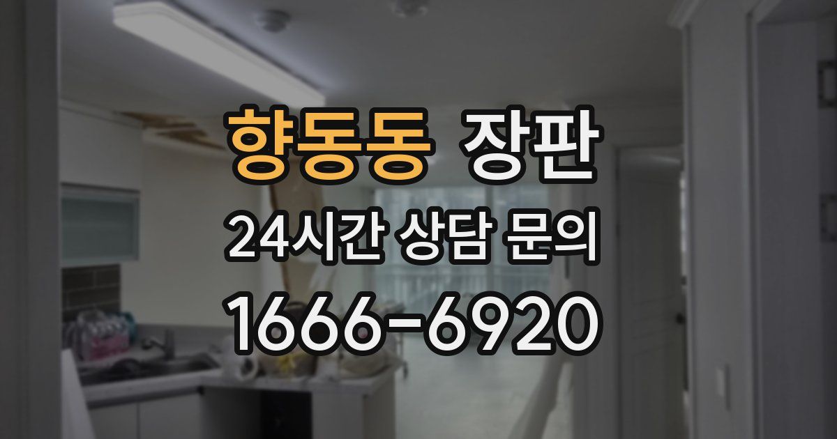 향동동 장판