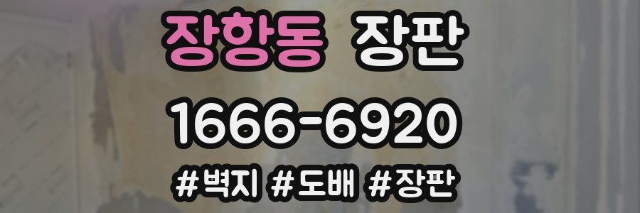 장항동 장판
