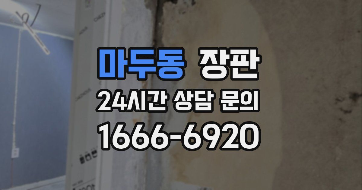 마두동 장판