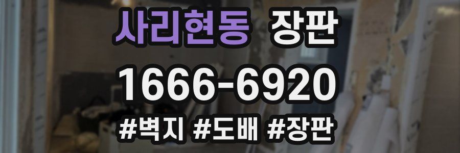 사리현동 장판