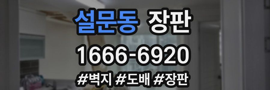 설문동 장판