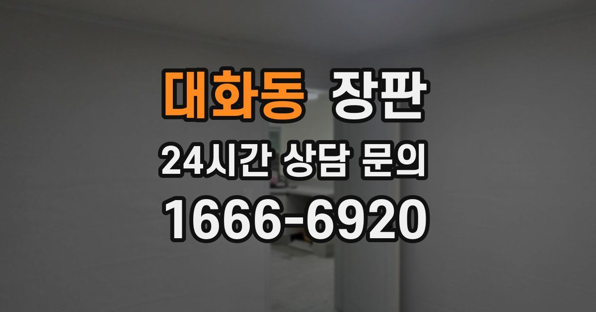 대화동 장판