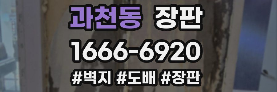 과천동 장판