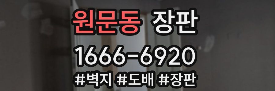 원문동 장판