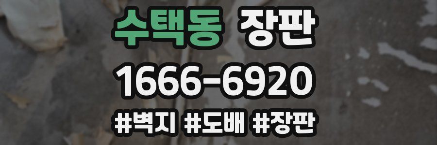 수택동 장판