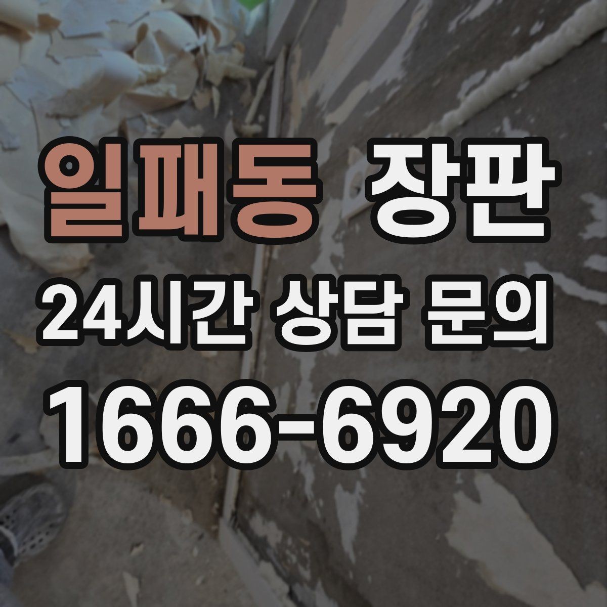 일패동 장판 오래된 집에서 더 신경 쓸 부분