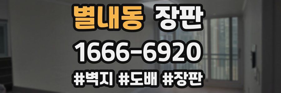 별내동 장판