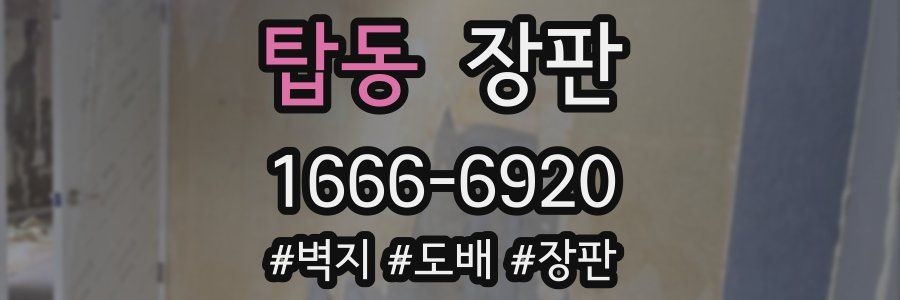 탑동 장판