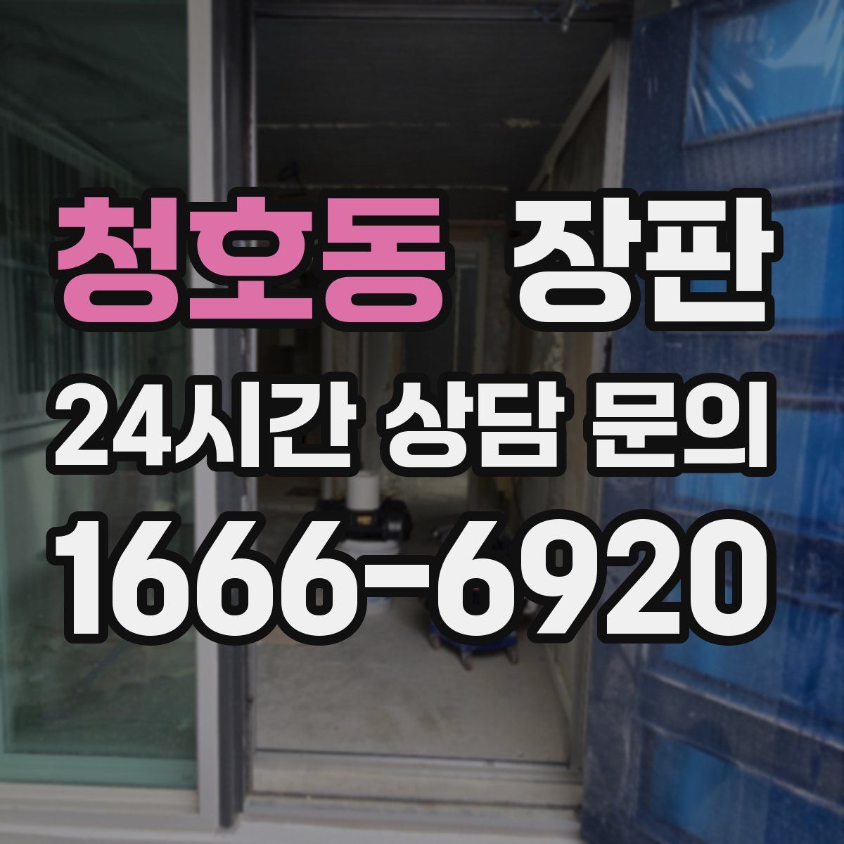 청호동 장판