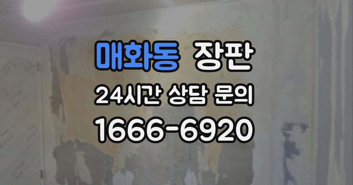 매화동 장판