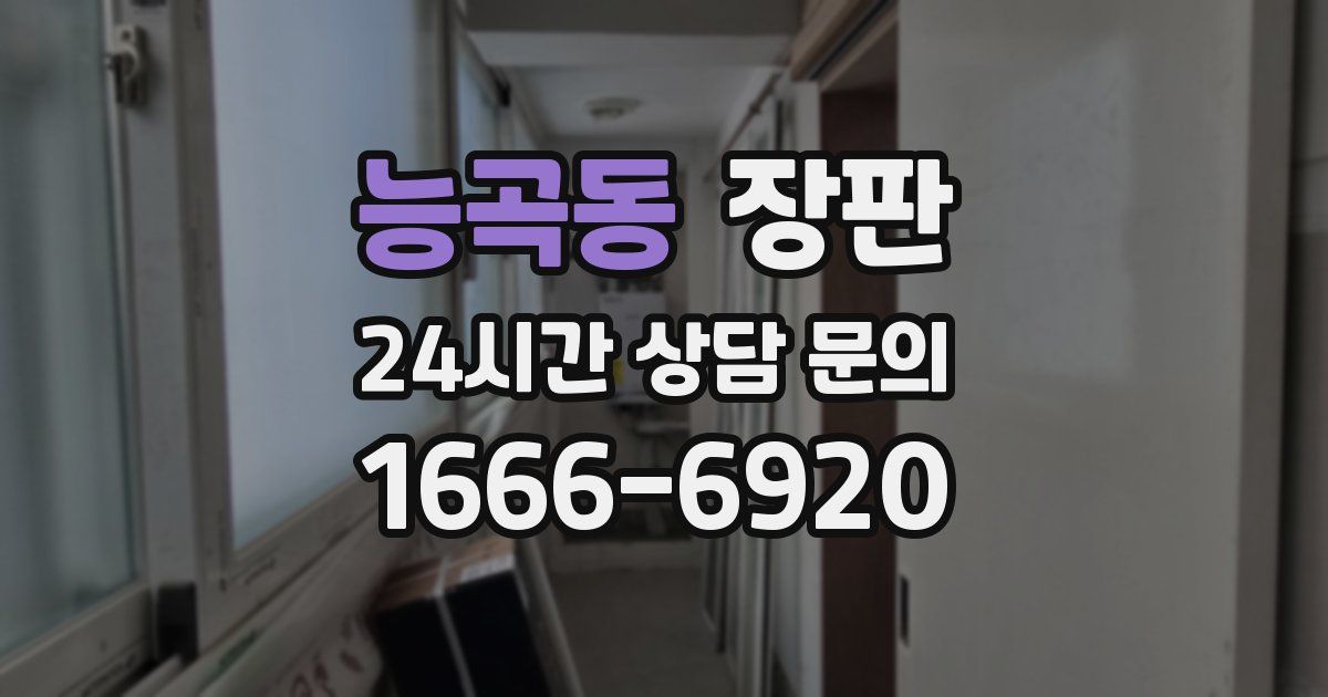 능곡동 장판