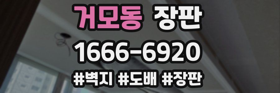 거모동 장판