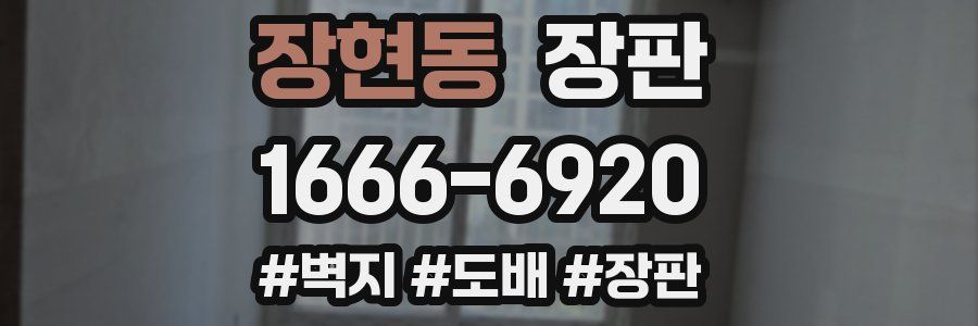 장현동 장판