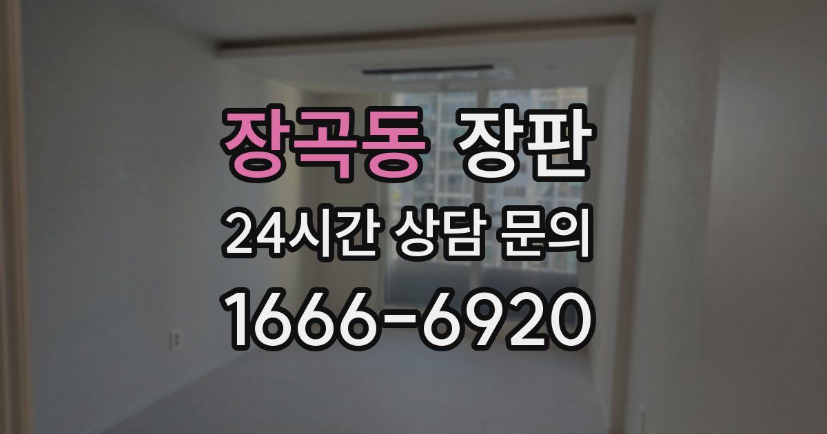 장곡동 장판