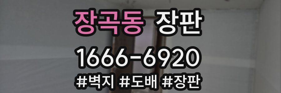 장곡동 장판