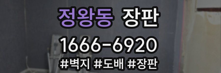 정왕동 장판