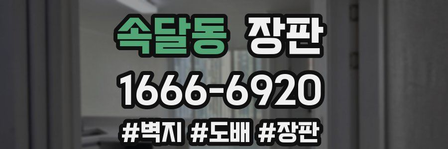 속달동 장판