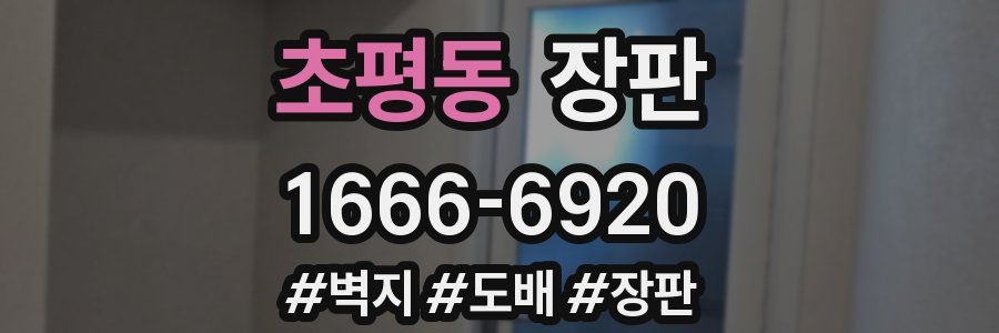 초평동 장판