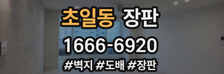 초일동 장판