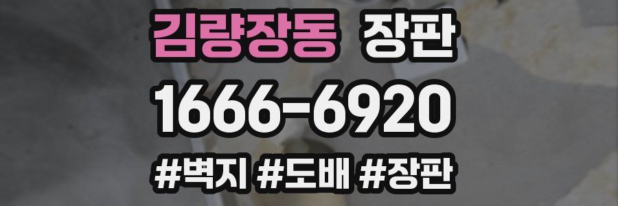김량장동 장판