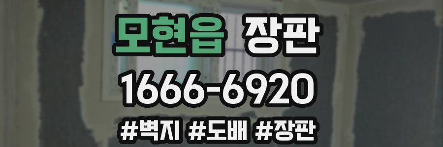 모현읍 장판