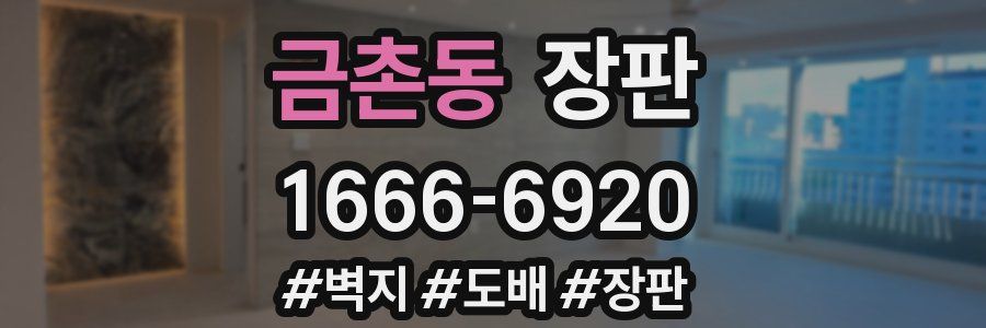 금촌동 장판