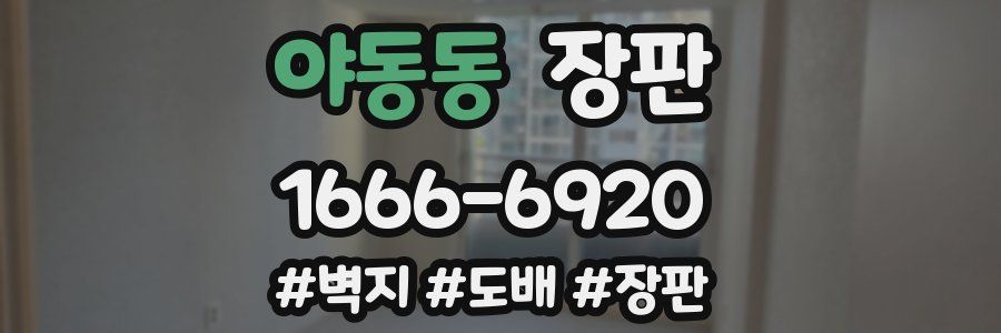 야동동 장판