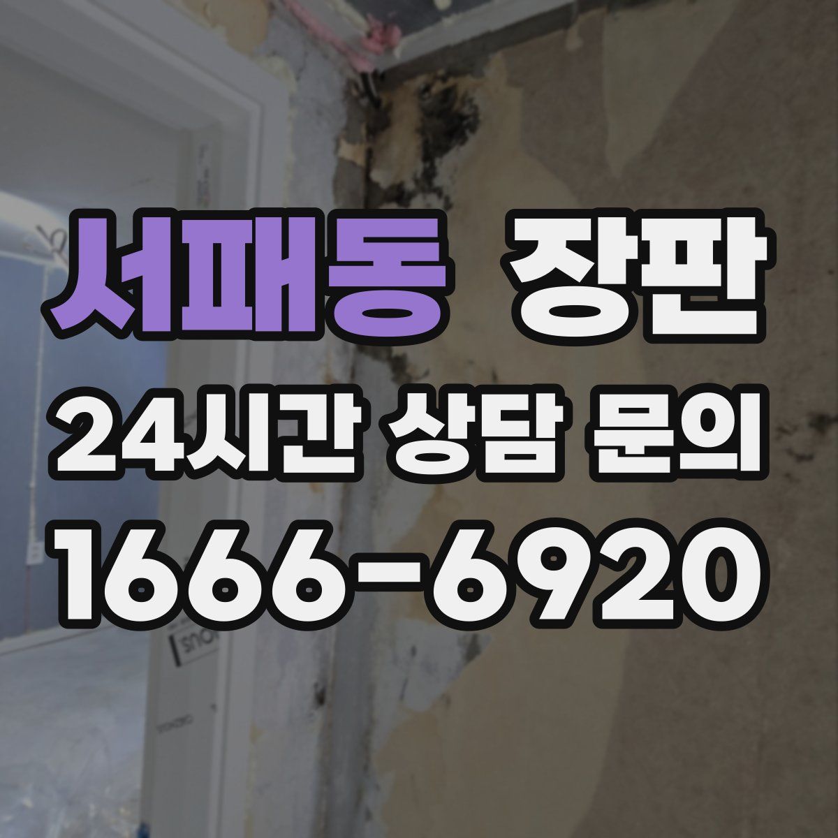 서패동 장판