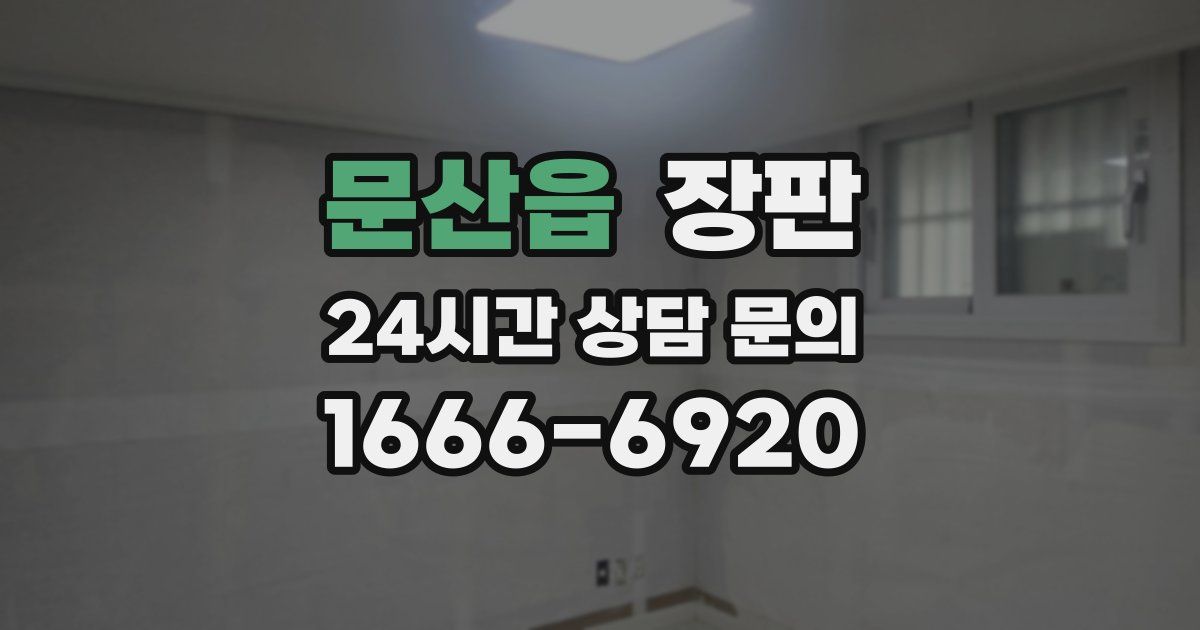 문산읍 장판
