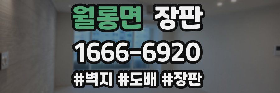 월롱면 장판