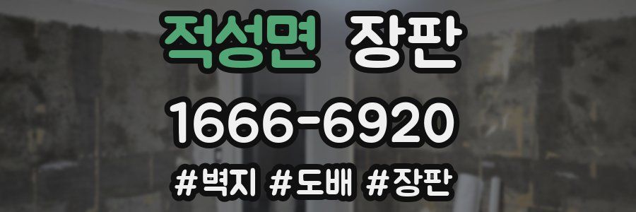 적성면 장판