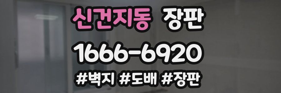 신건지동 장판