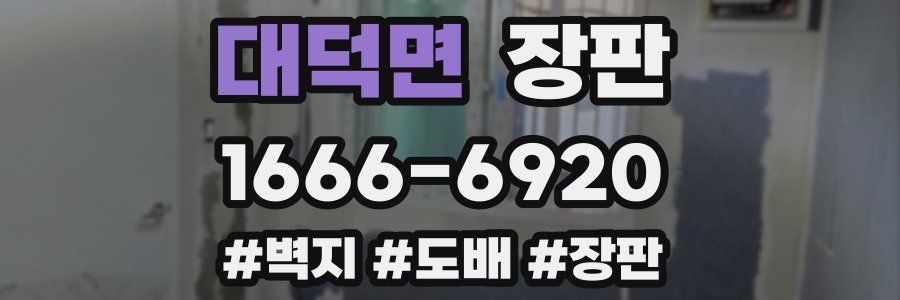 대덕면 장판