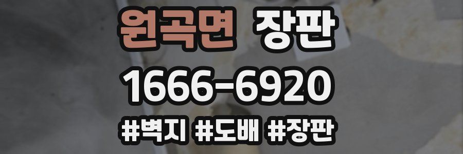 원곡면 장판