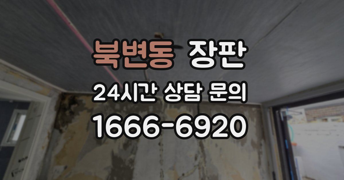 북변동 장판