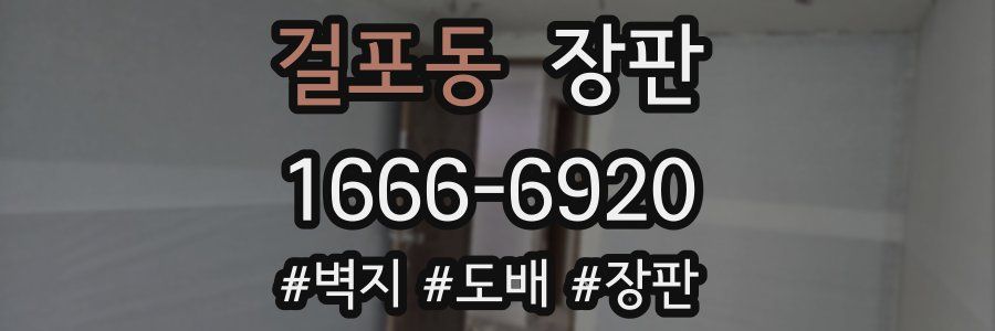 걸포동 장판
