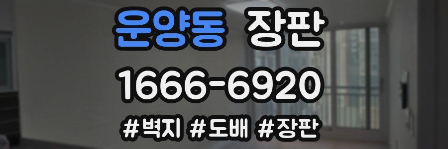 운양동 장판