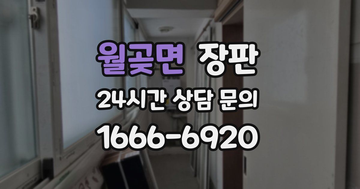 월곶면 장판