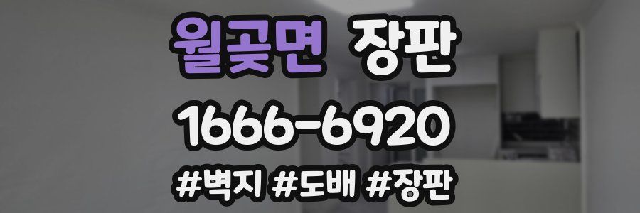 월곶면 장판