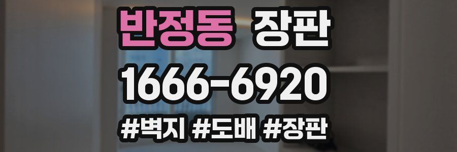 반정동 장판