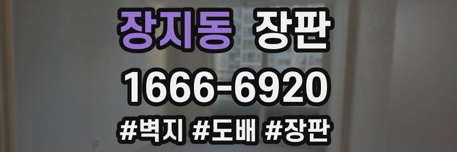 장지동 장판