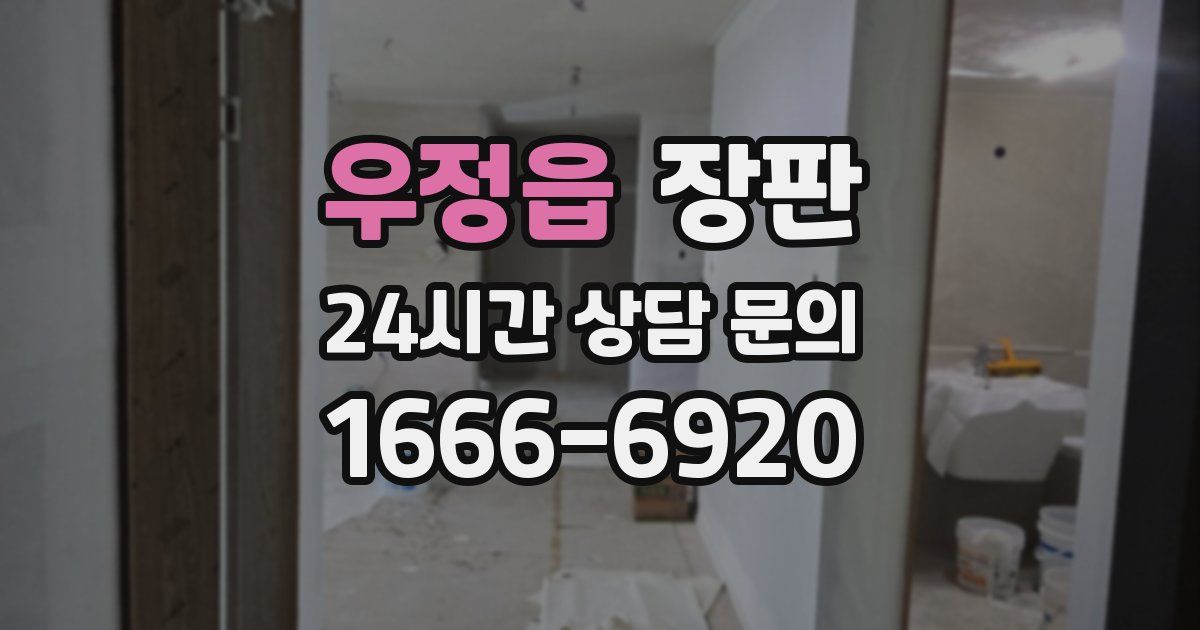 우정읍 장판