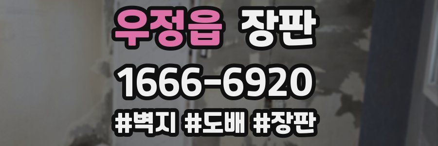 우정읍 장판