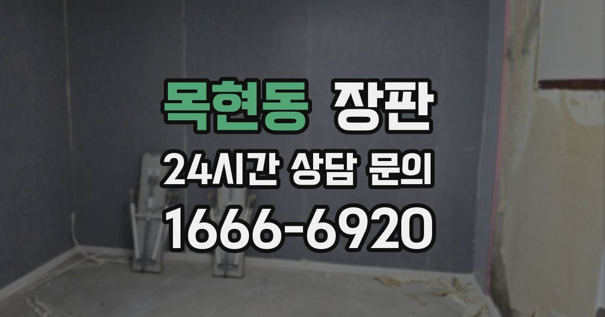 목현동 장판