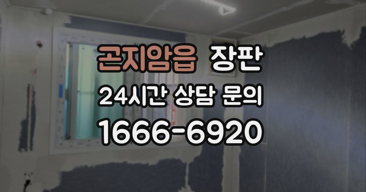 곤지암읍 장판